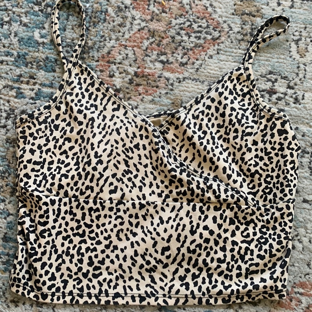 Shein cheetah tank top